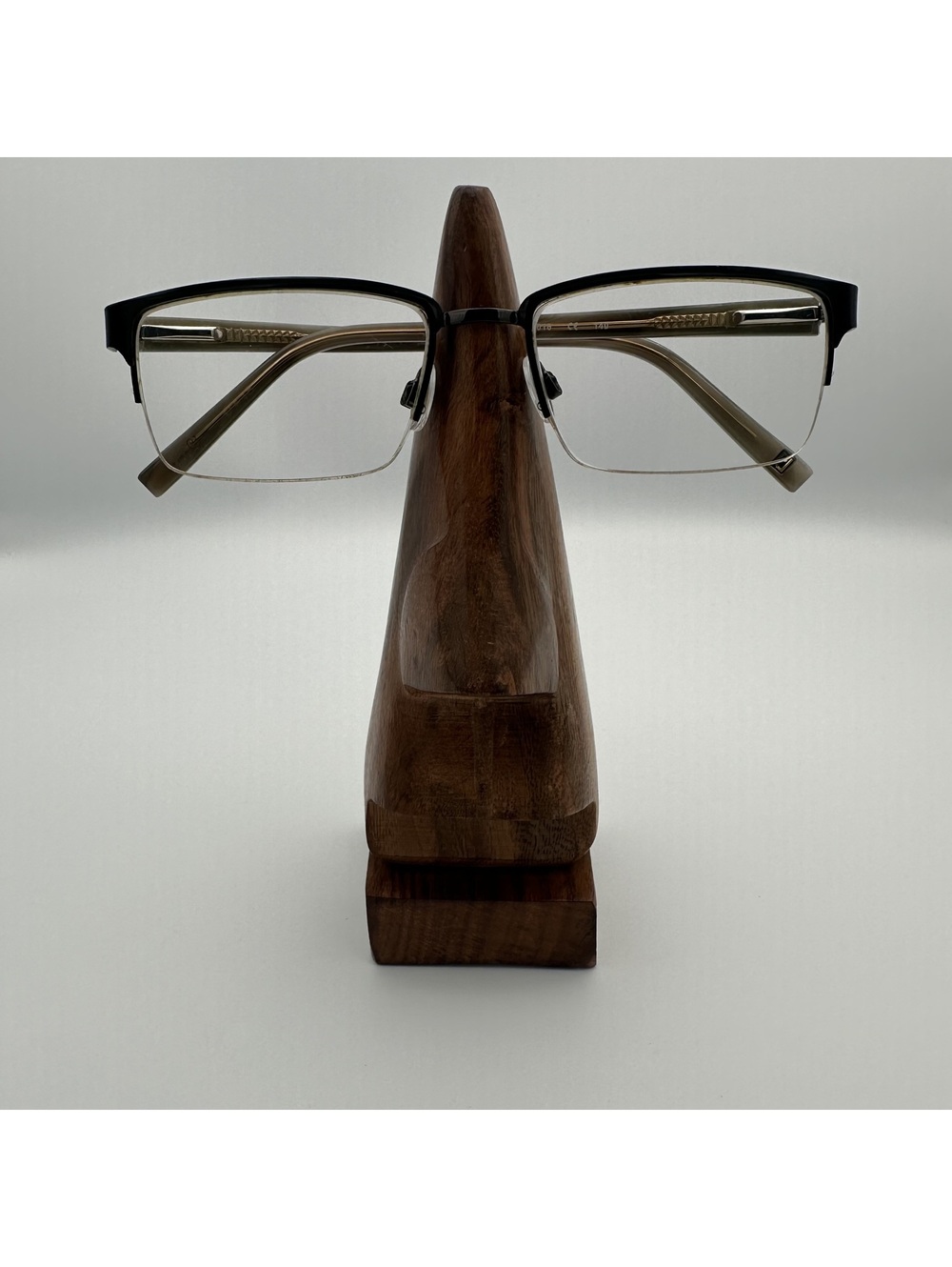 Randy Jackson Men's Semi-Rimless Black and Brown Glasses Frames